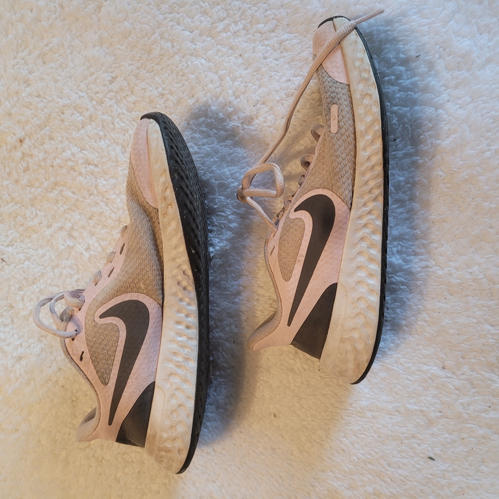Nike Pink and Black Athletic Shoes